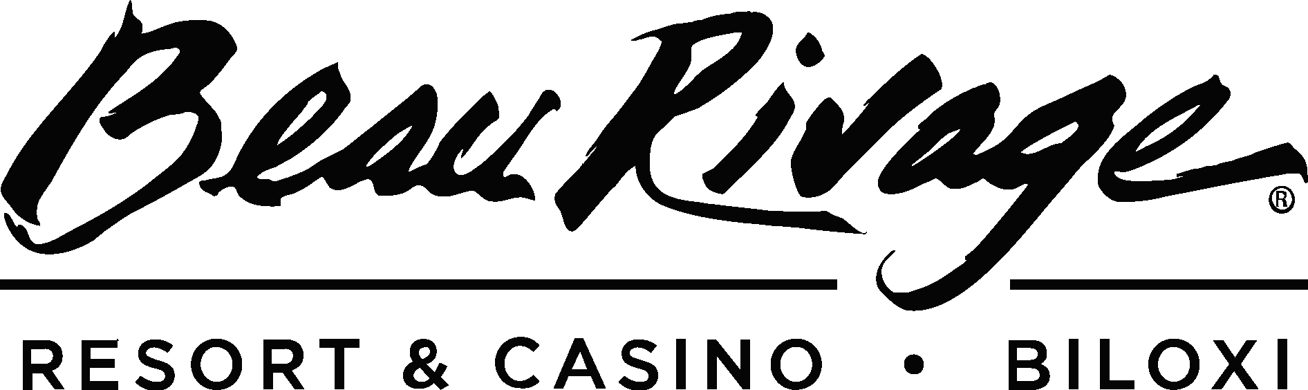 Beau Rivage Resort & Casino Biloxi  Black Logo Vector Logo